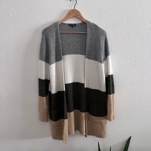 Color Block Cardigan